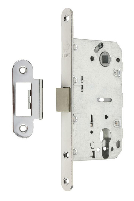 Замок для межкомнатных дверей Gavroche GR 85K-EC ( бесшумний) CP хром с ответной планкой Киев - изображение 1