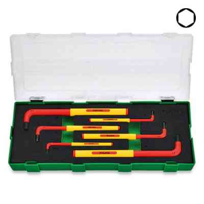 Ключ Toptul шестигранний HEX діелектричний VDE 6 шт. 2,5-8мм (GZA0648) Вінниця