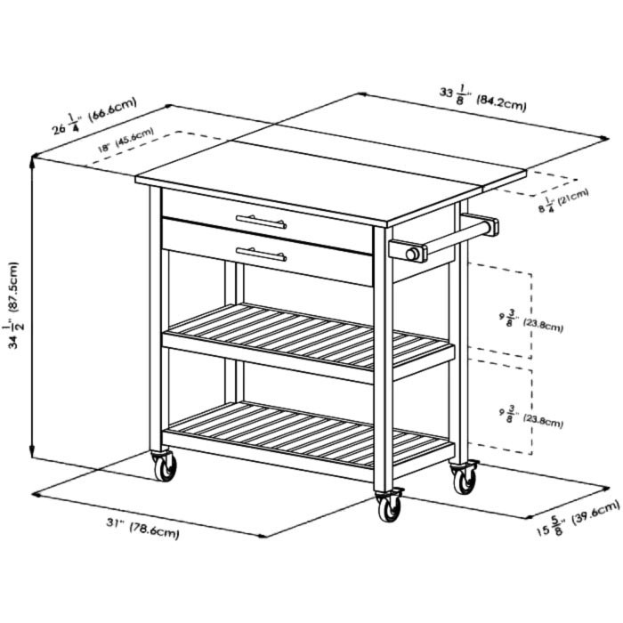 Стіл-візок "Ферберн" венге-бланже Миколаїв - фото 2