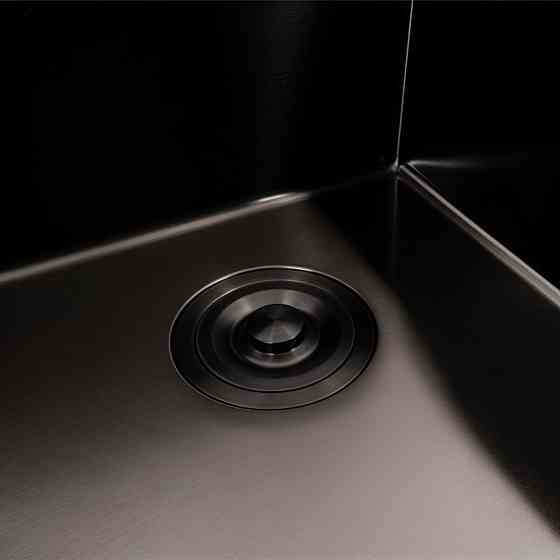 VALESO Кухонна мийка PVD чорна 40*50 VALESO Handmade (товщина 3,0/1,5) Киев