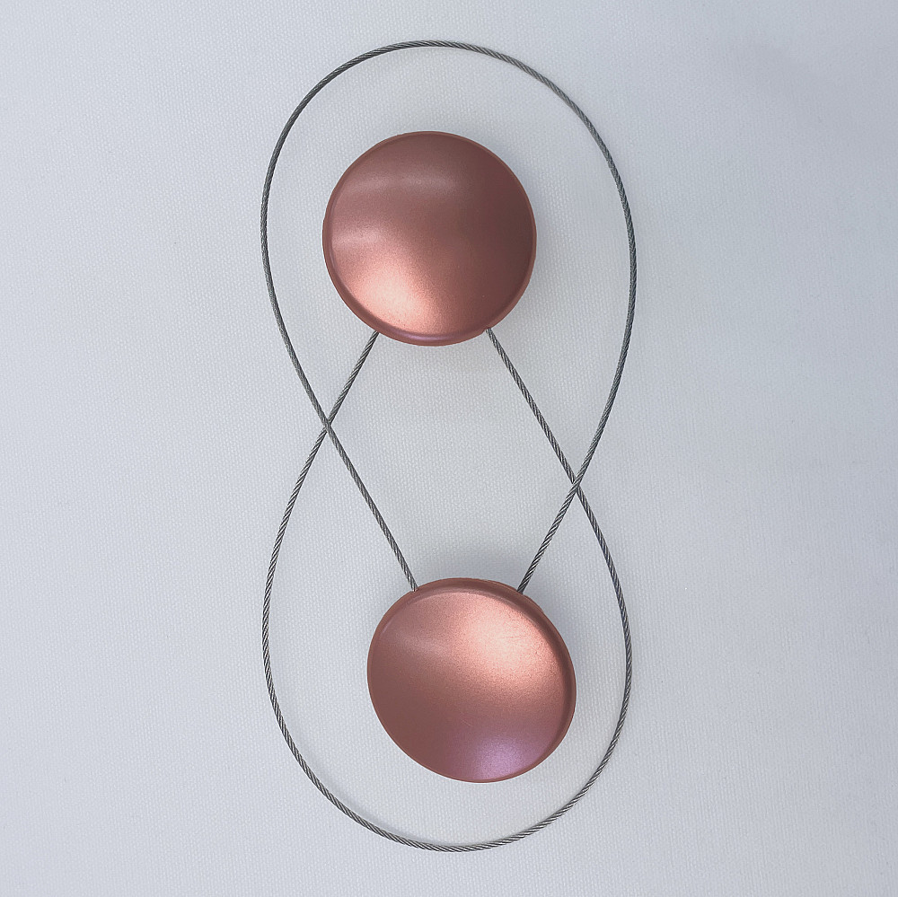 Магниты для штор и гардин Круг 2 шт Розовое золото (81-292) Киев - изображение 7