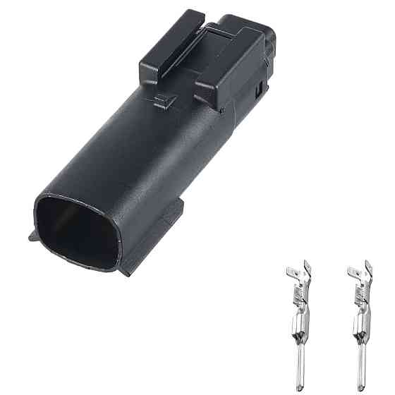 Роз'єм конектор 2-кон., Птф (Противотуманки), 33481-0201, Molex Америка універс., Ford 40148 Київ