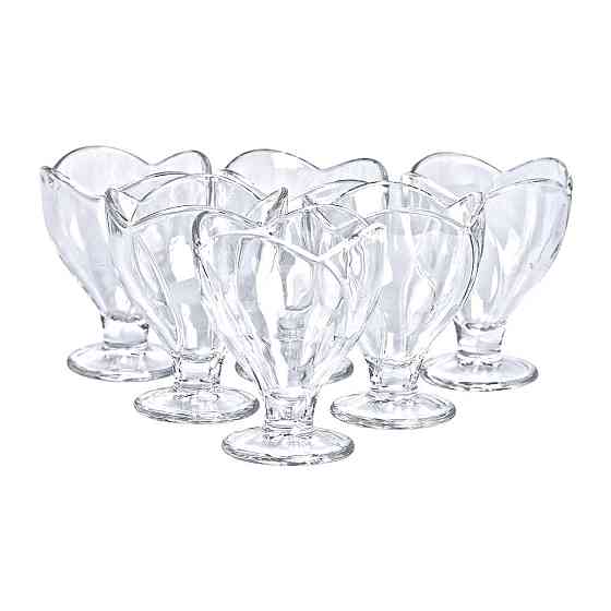 Креманки на ніжках 6 шт для десертів і морозива Київ