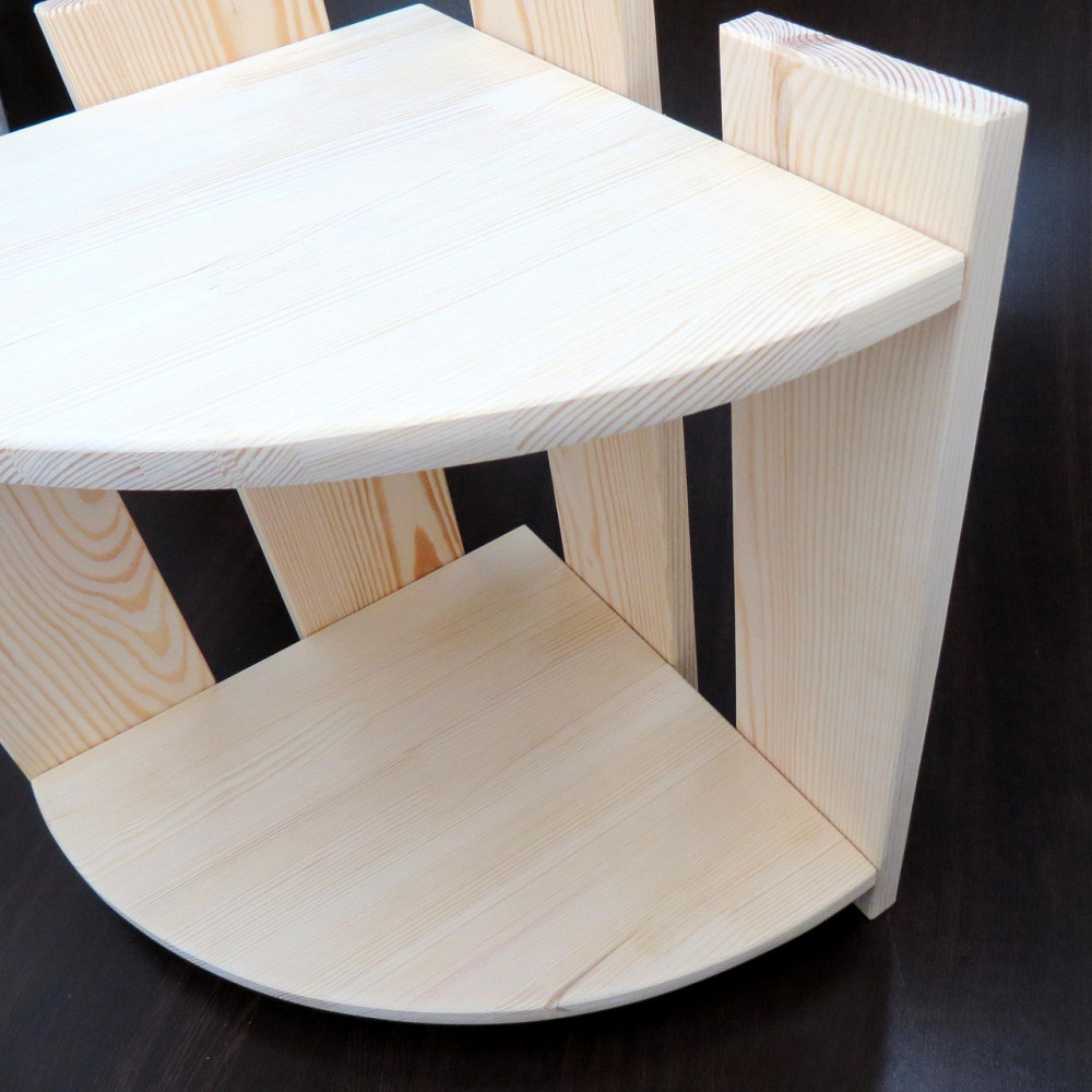 Кутова настінна полиця "Сейбо" бланже Миколаїв - фото 6