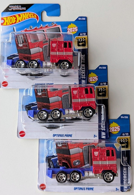 Hot Wheels Optimus Prime Transformers Хот Вілс Оптімус Киев - изображение 4