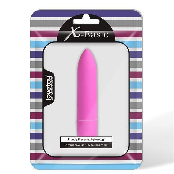 Вібропуля - X-Basic Bullet Long 10 Speeds Pink Sex Aura Київ - фото 1