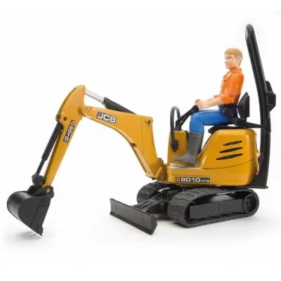 Спецтехніка Bruder Міні-екскаватор CAT з фігуркою (62002) Вінниця - фото 1