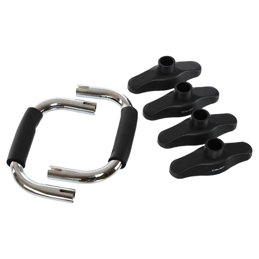 Упори для віджимань Zelart 9998 хром Київ - фото 8