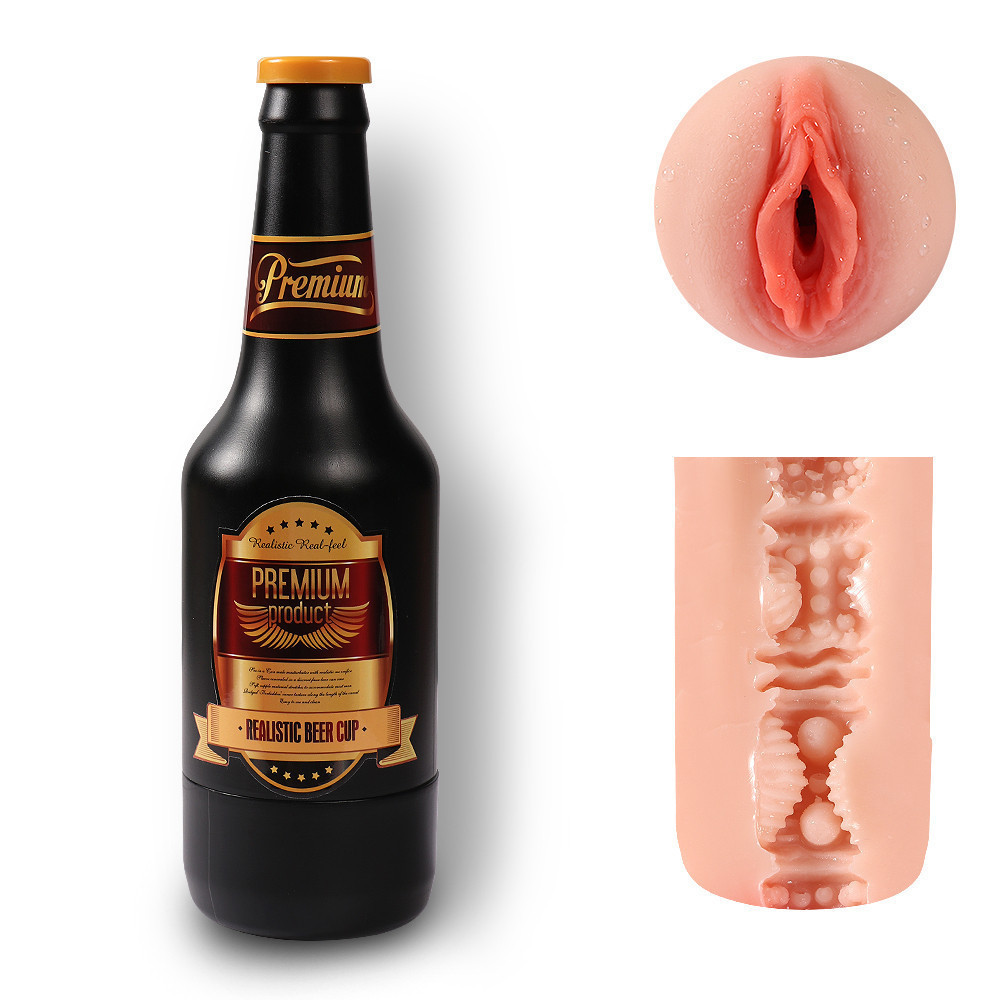 Мастурбато- вагина бутылка Beer bottle masturbation Cup без вибрации телесный Sex Aura Киев - изображение 5