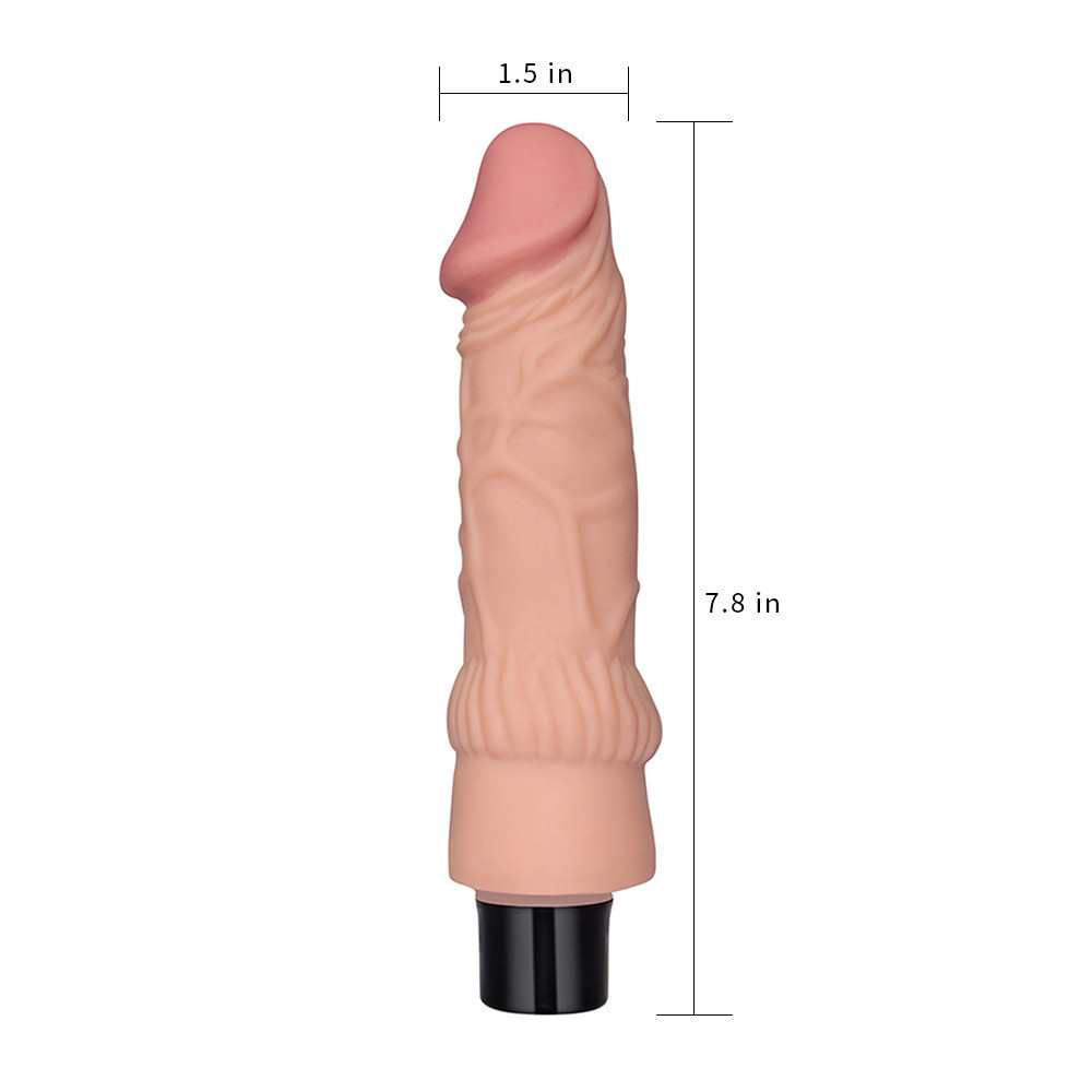 Реалістичний вібратор - Real Softee Vibrator 7,8" Sex Aura Київ - фото 4