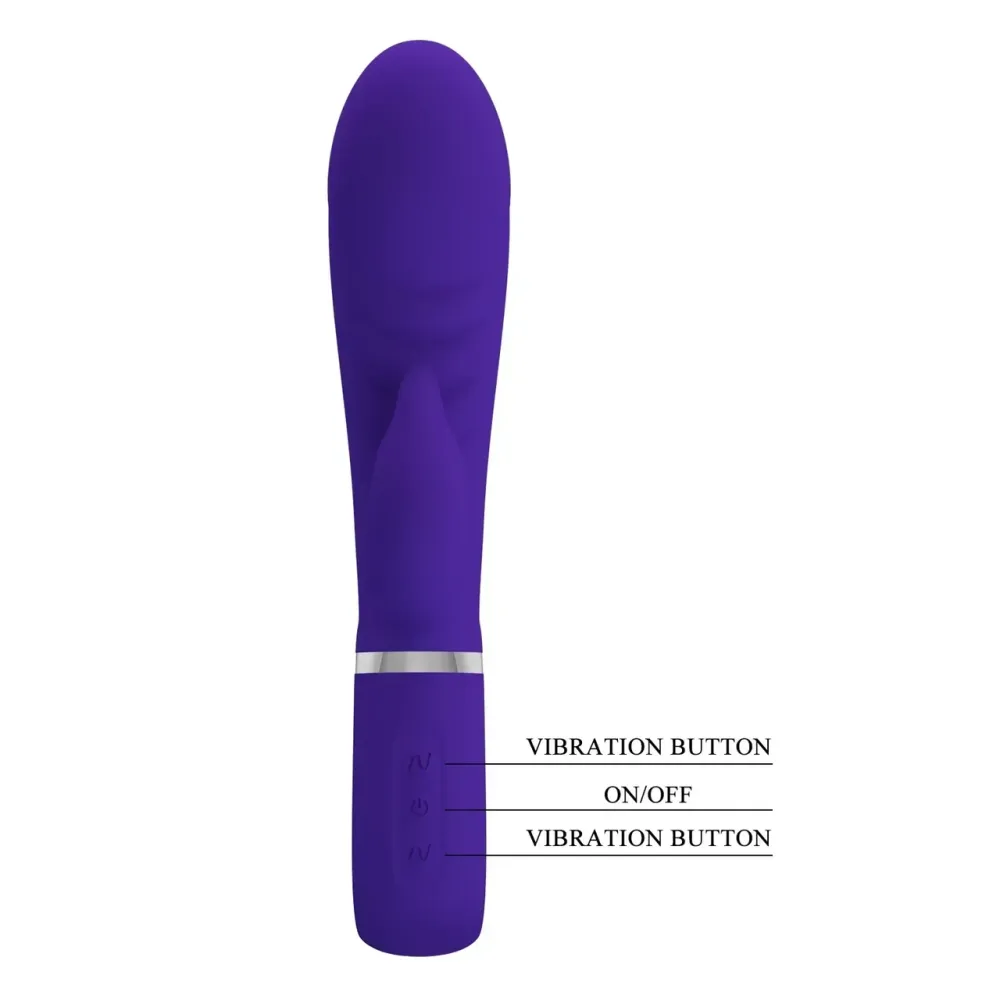УЦІНКА - Ребристий вібратор Pretty Love - Prescott Purple, DIS-BI-014635-3 Sex Aura Київ - фото 10