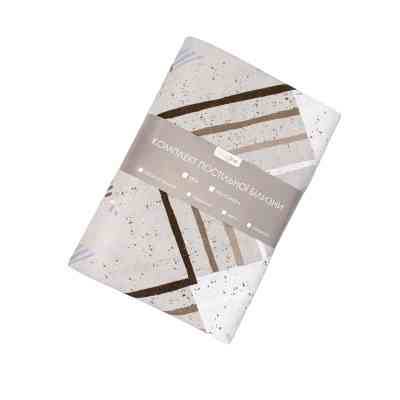 Постільна білизна Home Line Захопленість бузково-бежевий, бязь, полуторний (181395) Вінниця