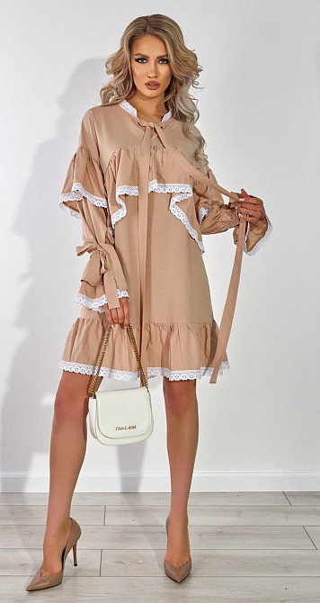 Модное платье с кружевом (42) Киев - изображение 2