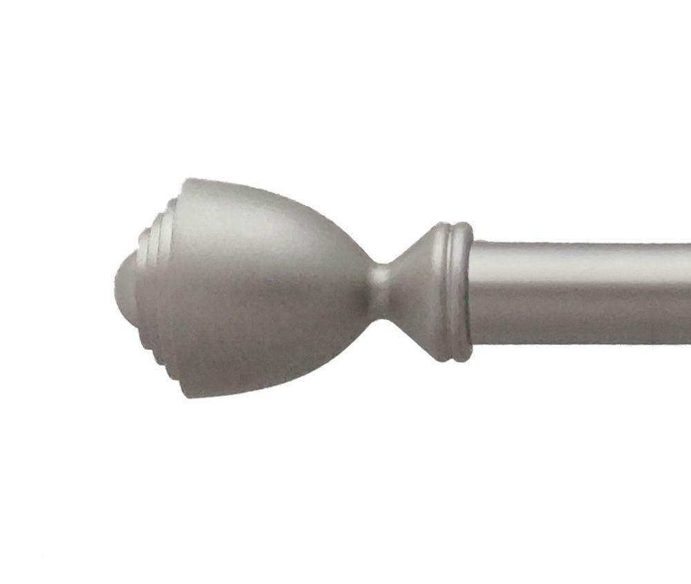 Карниз Orvit Палаціо металевий однорядний техно гладка труба кільце металеве Сатин 25 мм 200 см (00-00026294) Львов - изображение 2