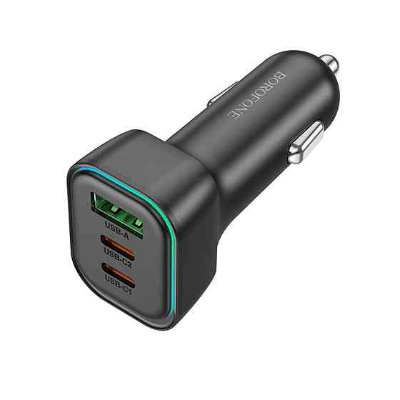 Автомобільний зарядний пристрій BOROFONE BZ28C Trophie PD60W Black 6941991110870 Одеса