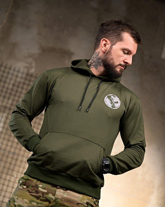 Милитари Худи Prepare for Battle oliva РП7394 Одеса - фото 4