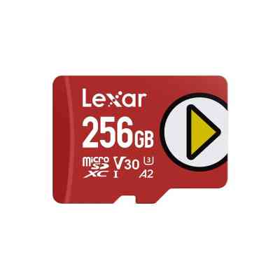Карта пам&apos;яті Lexar 256GB microSDXC class 10 UHS-I U3 V30 A2 Play (LMSPLAY256G-BNSNG) Вінниця