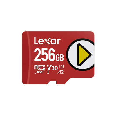 Карта пам'яті Lexar 256GB microSDXC class 10 UHS-I U3 V30 A2 Play (LMSPLAY256G-BNSNG) Вінниця - фото 1