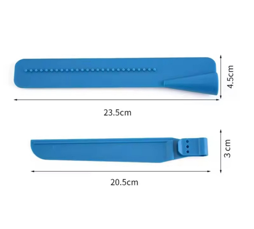 Регулируемый кондитерский скребок для выравнивания торта 23 см синий Киев - изображение 5