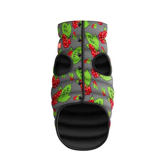 Курточка для собак WAUDOG Clothes малюнок "Калина", L55, В 77-80 см, С 50-55 см Коломия