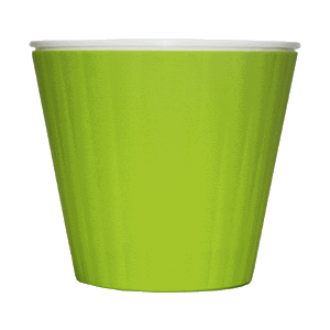 Вазон Ібіс з подвійним дном 13*11,2см оливковий/білий Алеана Житомир