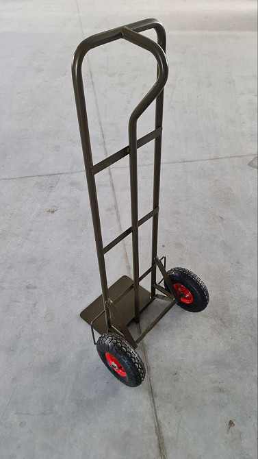 Тележка грузовая для склада Хаки Тележка для баллонов Тележка для холодильников Тележка двухколесная Белая Церковь - изображение 3