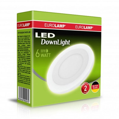Світильник Eurolamp LED Downlight(white) 6W 420 Lm 4000K (LED-DLR-6/4(white)) Вінниця - фото 3