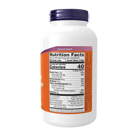 Харчові дріжджі Now Foods Nutritional Yeast Powder 284g Київ