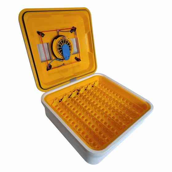 Автоматичний інкубатор для курячих яєць Теплуша ЄВРО АКВА-88 12/50 ТАВ ТЕНовий з живленням 2в1 12В та 220В Київ