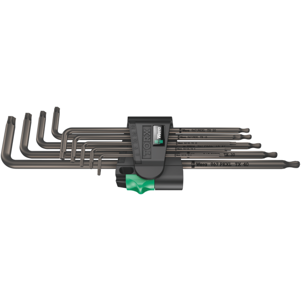 Ключі шестигранні Torx Wera довгі T8-T40 9шт. 05024460001 Одеса - фото 1