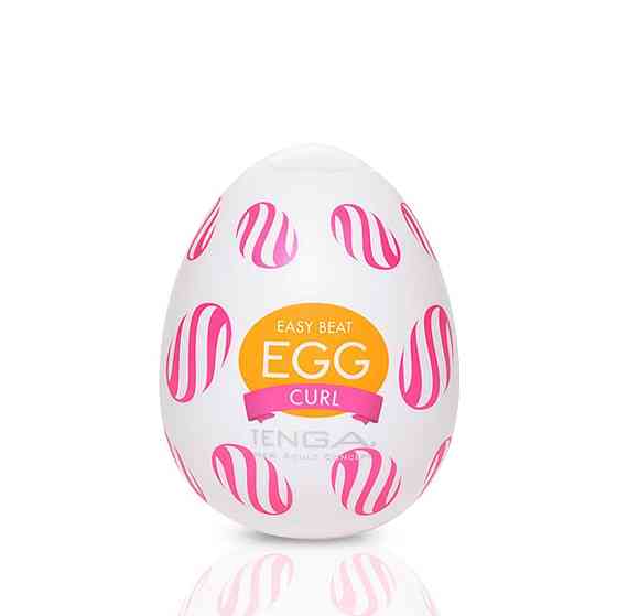 Мастурбатор-яйце Tenga Egg Curl з рельєфом із шишечок Sex Aura Київ