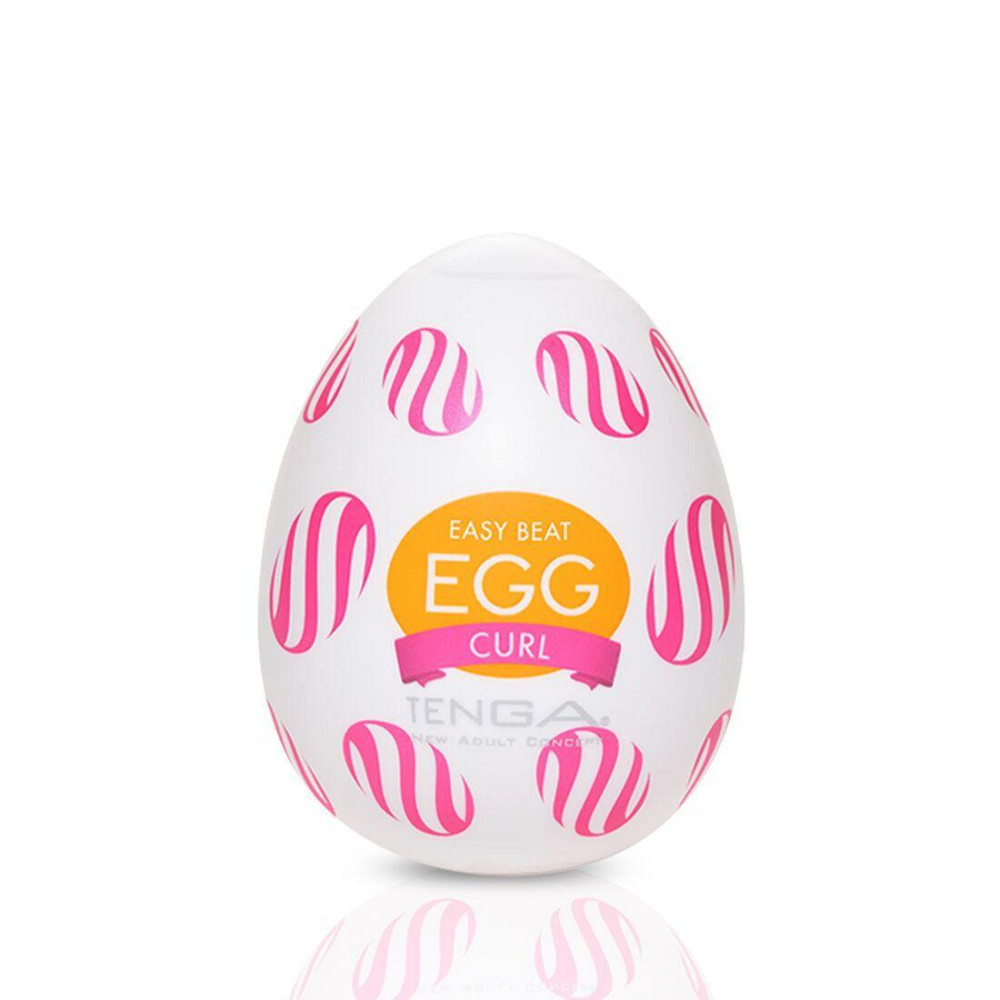 Мастурбатор-яйце Tenga Egg Curl з рельєфом із шишечок Sex Aura Київ - фото 1
