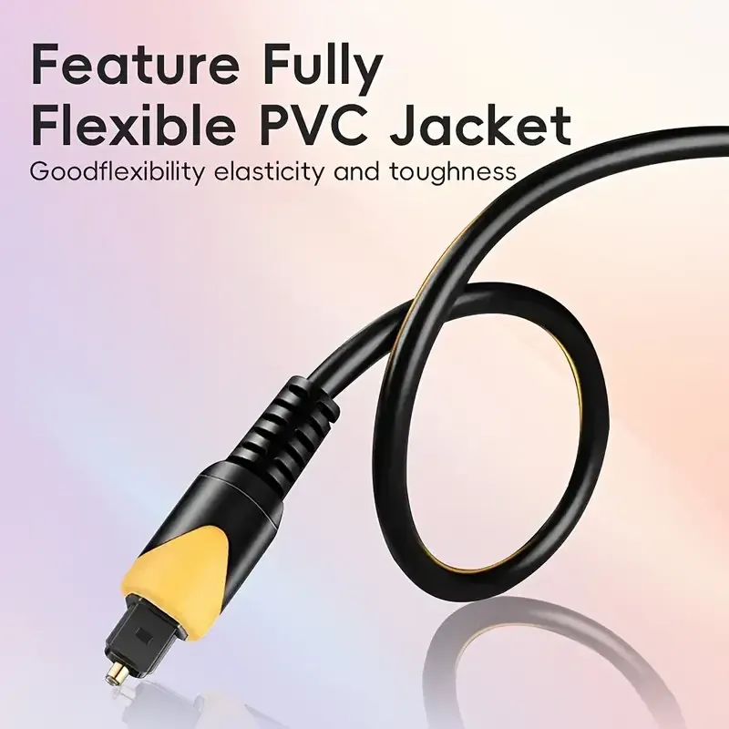 Оптичний кабель Toslink 3м для ТВ та акустики Київ - фото 1