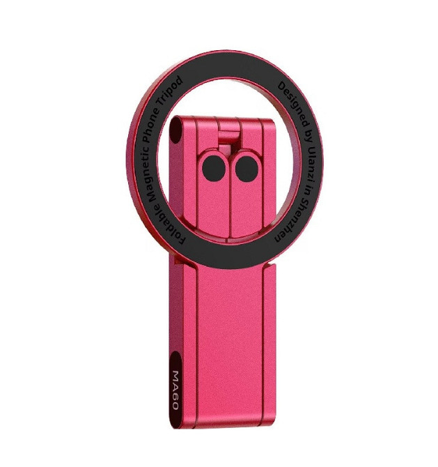 Держатель для телефона Ulanzi MA60 Foldable Magnetic Phone Tripod (Red) Одесса - изображение 1
