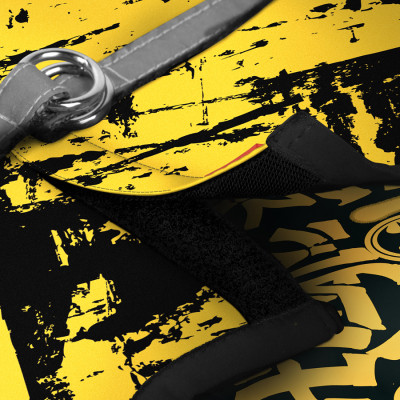 Шлея для собак WAUDOG Clothes м'яка з QR адресником "Бетмен ескіз" XS3 (222-1081) Вінниця - фото 3