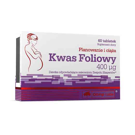 Фолиевая кислота Olimp Kwas foliowy 400 60 таблеток Луцк
