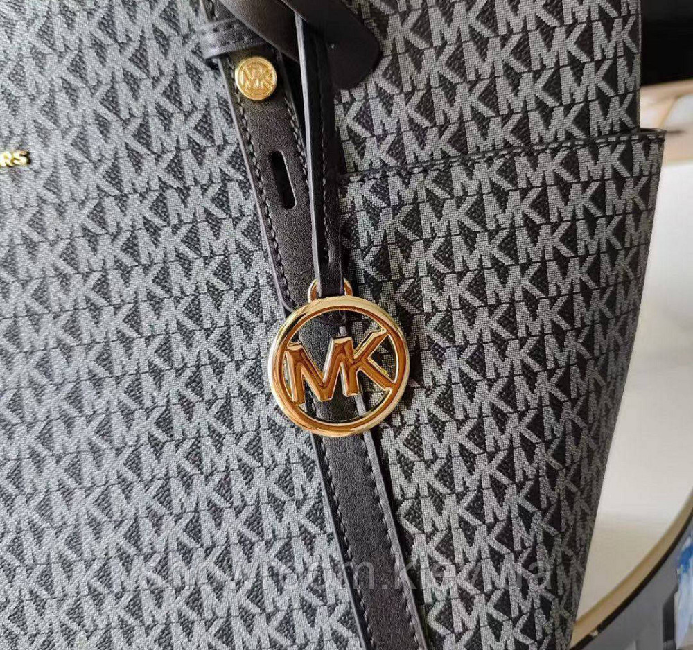 Женская сумка шоппер Michael Kors (55007) Lux серая Киев - изображение 6