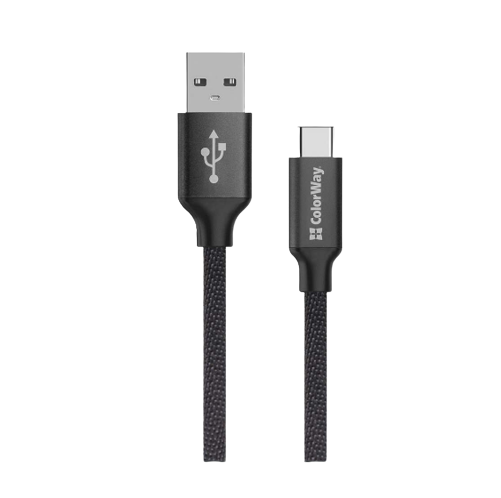 Кабель USB Type-C ColorWay CW-CBUC008-BK 2,4A 2м чорний Житомир
