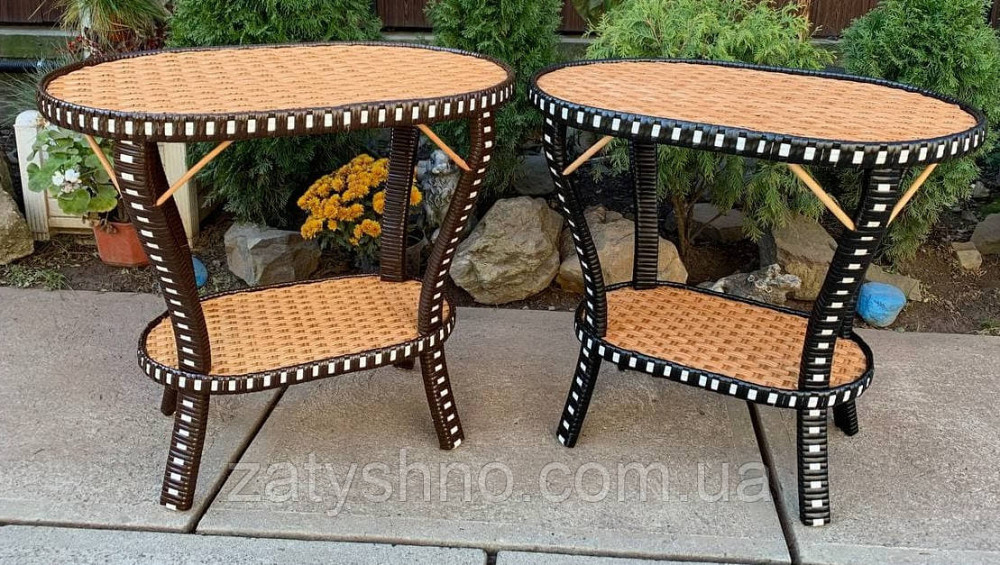 Плетеный журнальный столик из лозы Киев - изображение 2