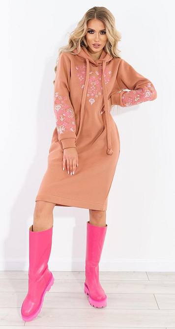 Тепле плаття з вишивкою (42-44) Київ - фото 2