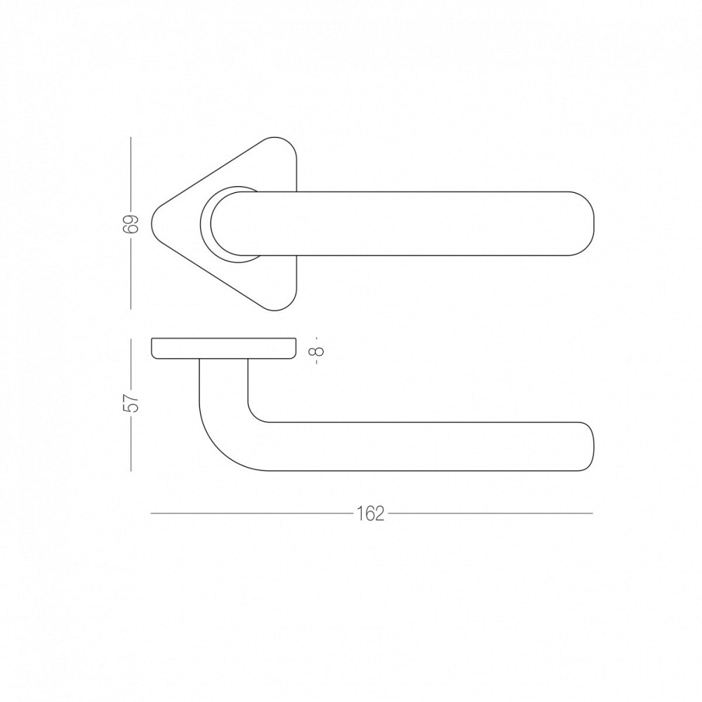 РУЧКА ДЛЯ ДВЕРЕЙ НА РОЗЕТЦІ ARROW Київ - фото 8