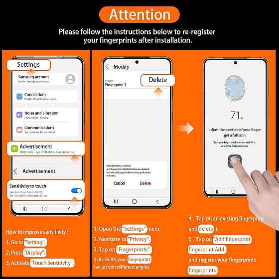 [2+2 шт.] Защитное стекло для экрана QUESPLE 2 шт для Samsung Galaxy S21 и 2 шт. защитных стекла для объектива камеры Днепр