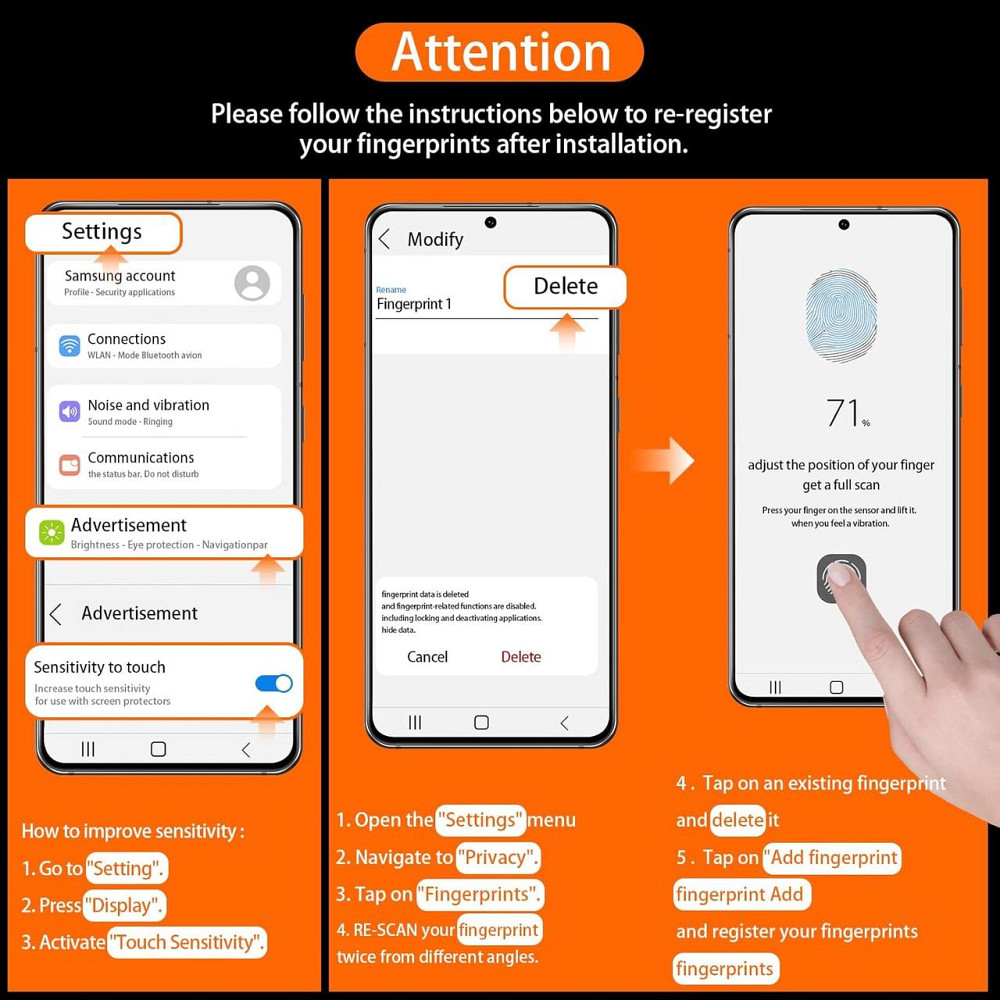 [2+2 шт.] Защитное стекло для экрана QUESPLE 2 шт для Samsung Galaxy S21 и 2 шт. защитных стекла для объектива камеры Днепр - изображение 5
