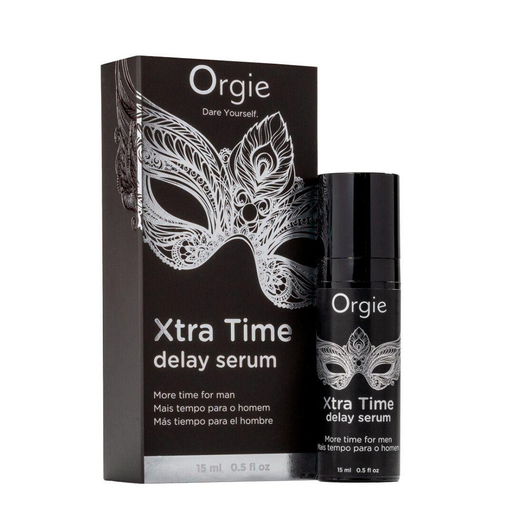 Сироватка-пролонгатор Orgie Xtra Time Delay Serum, 15 мл, без анестетиків, на силіконовій основі Sex Aura Київ - фото 1