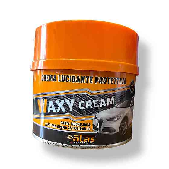Поліроль для кузова автомобіля Atas Waxy Cream 250 мл (воскова захисна паста для полірування) Чортків