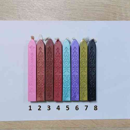 Сургучна свічка з гнотом 5шт, декоративний сургуч віск для печаток Вінниця