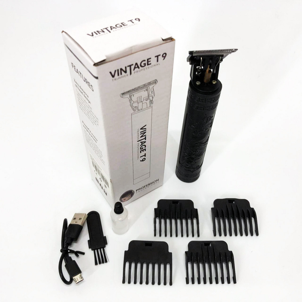 Набор для удаления волос с зарядным устройством Vintage T9-2, Машинка-тример для стрижки беспроводная BX-98 Львов - изображение 7