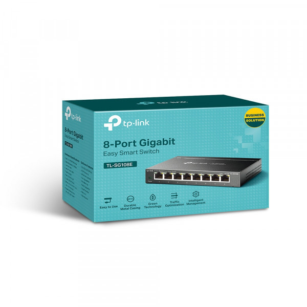 Комутатор TP-Link TL-SG108E, Easy Smart 8 портів 10/100/1000 Мбіт/с (TL-SG108E) Киев - изображение 3