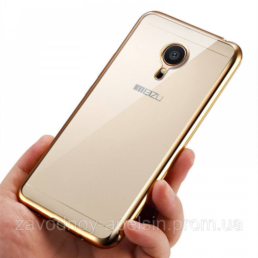 Meizu M3 Note чехол Electroplating (золотой) Одесса - изображение 1
