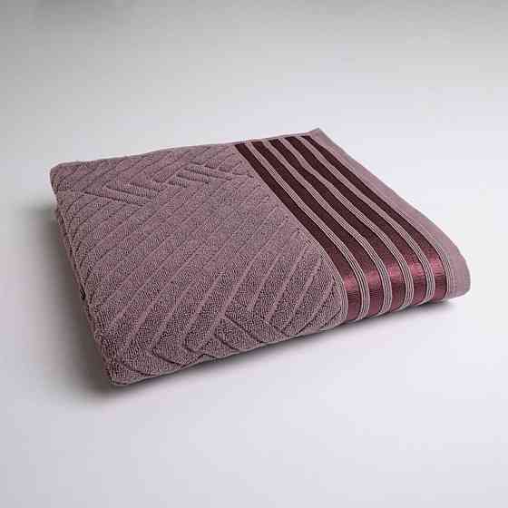 Набор махровых полотенец SOFT 3шт GM Textile 50х90см, 50х90см, 70х140см 500г/м2 (Виноградный) Сумы